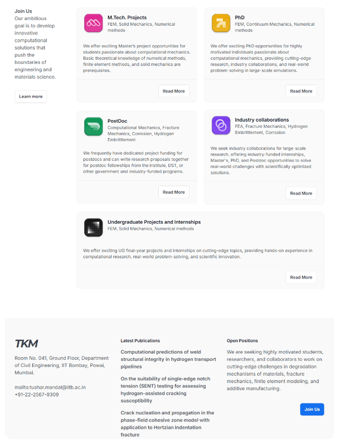 Design and develop a clean, accessible academic portfolio website for Prof. Tushar Kanti Mandal to showcase his body of work-research papers, projects, publications, and academic affiliations.